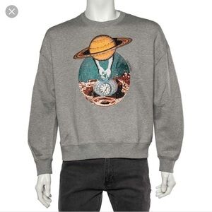 Valentino Saturn Embellished Sweatshirt
